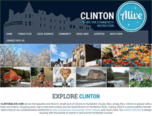 Tablet Screenshot of clintonalive.com